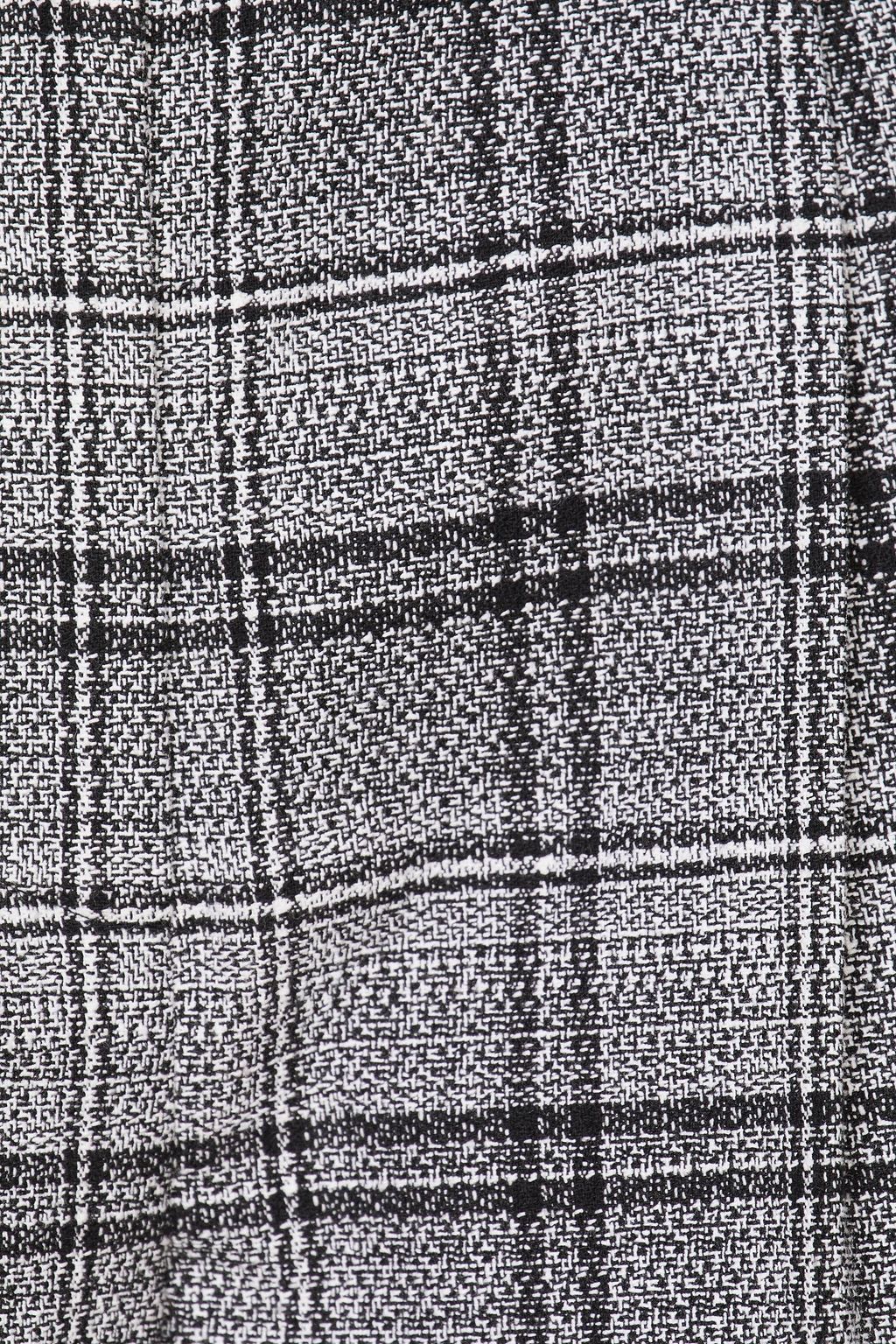 CLAUDIE PIERLOT Belted tweed straight-leg pants