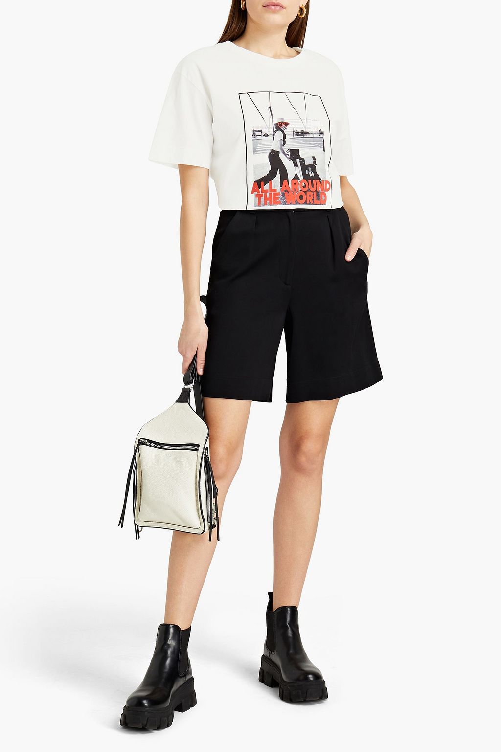 CLAUDIE PIERLOT Tiam printed cotton-jersey T-shirt