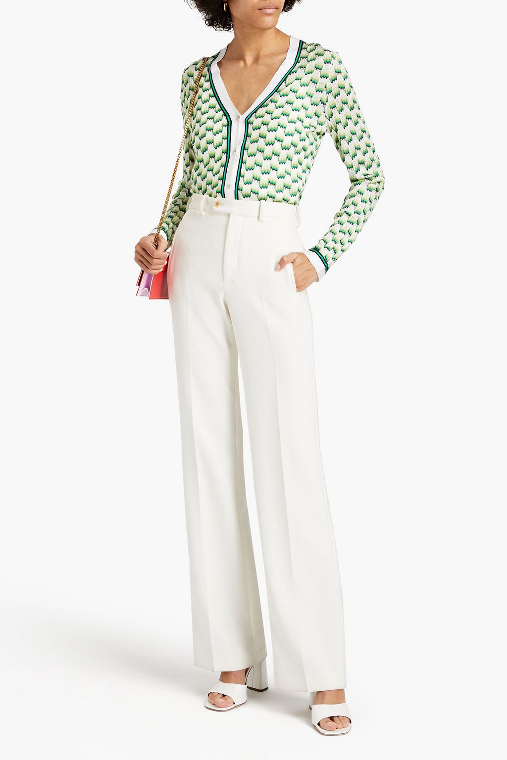 MISSONI Crochet-knit cardigan