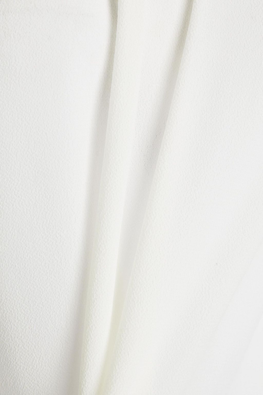 CLAUDIE PIERLOT Badiane bead-embellished ruched crepe blouse