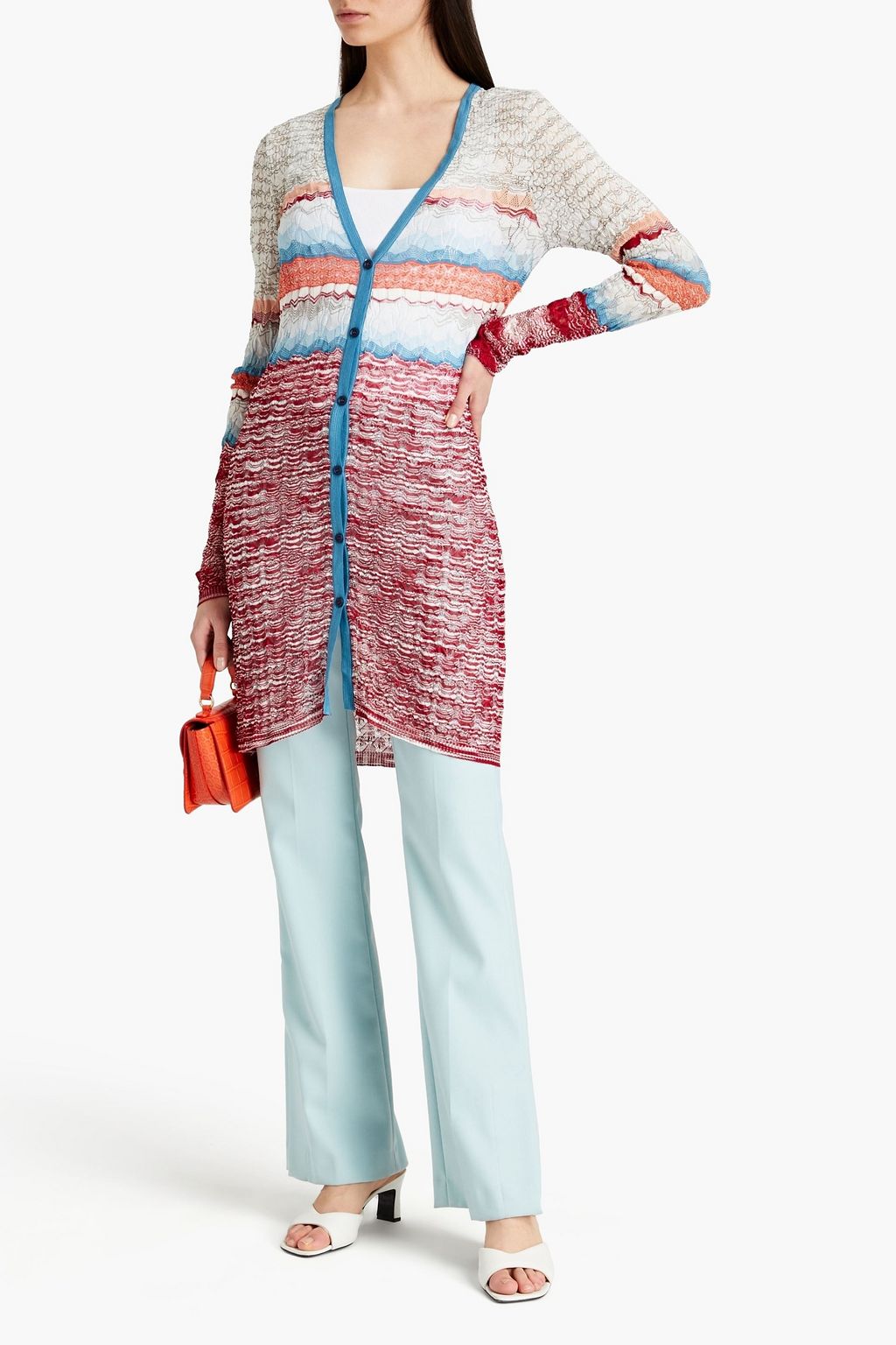 MISSONI Crochet-knit cardigan