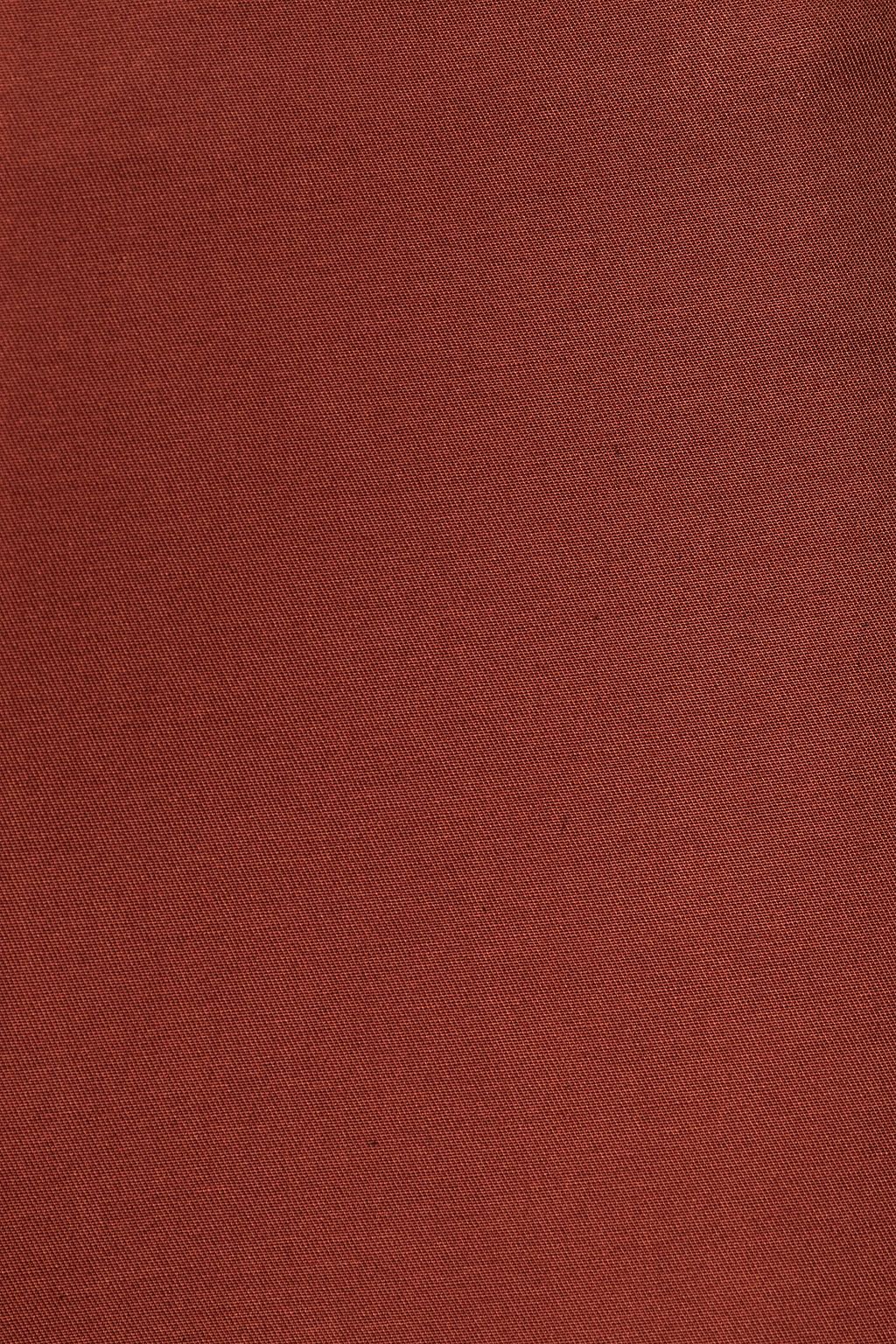 THEORY Cropped cotton-blend twill slim-leg pants