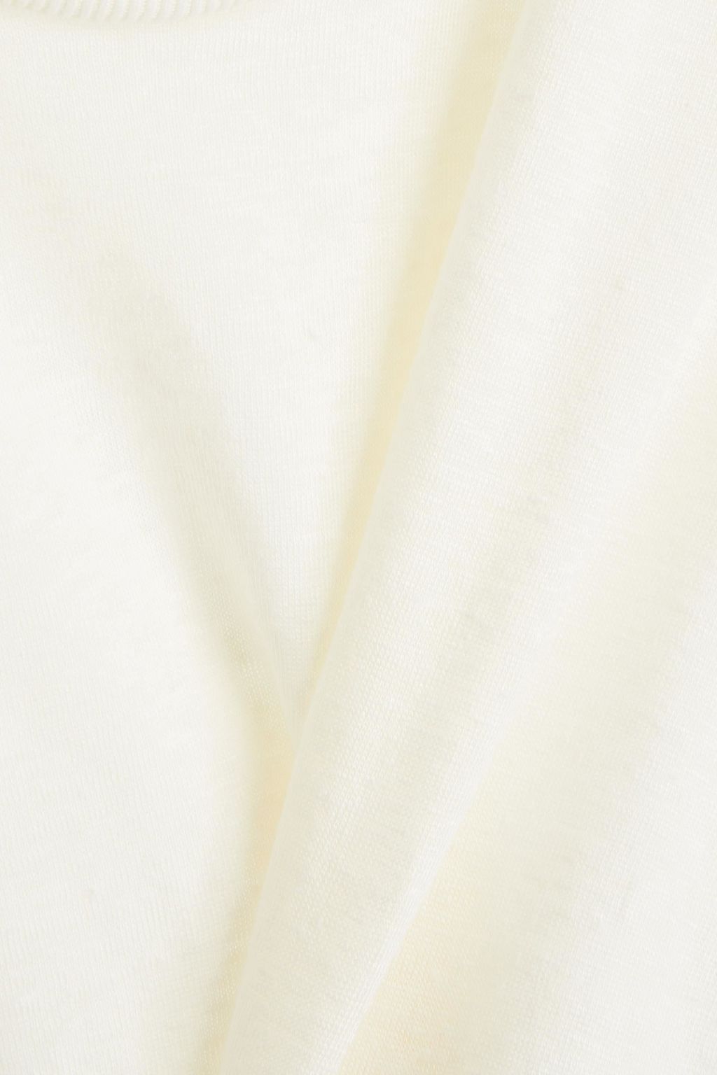CLAUDIE PIERLOT Theater mélange linen-jersey T-shirt