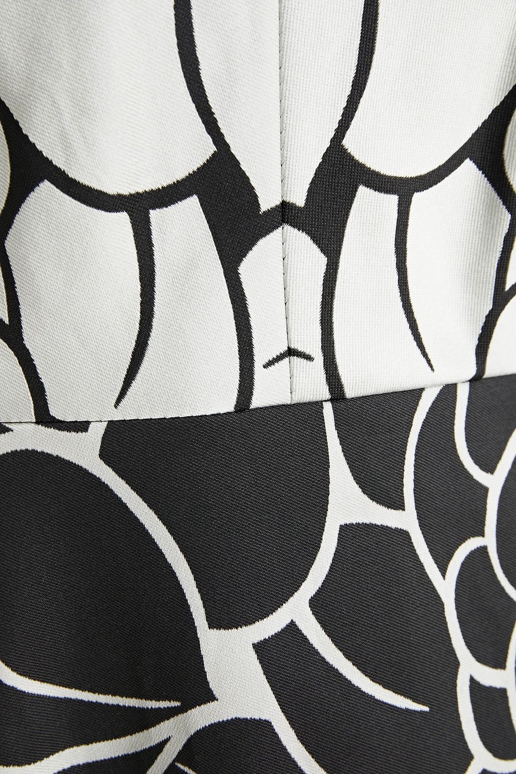 ML MONIQUE LHUILLIER Two-tone jacquard mini dress