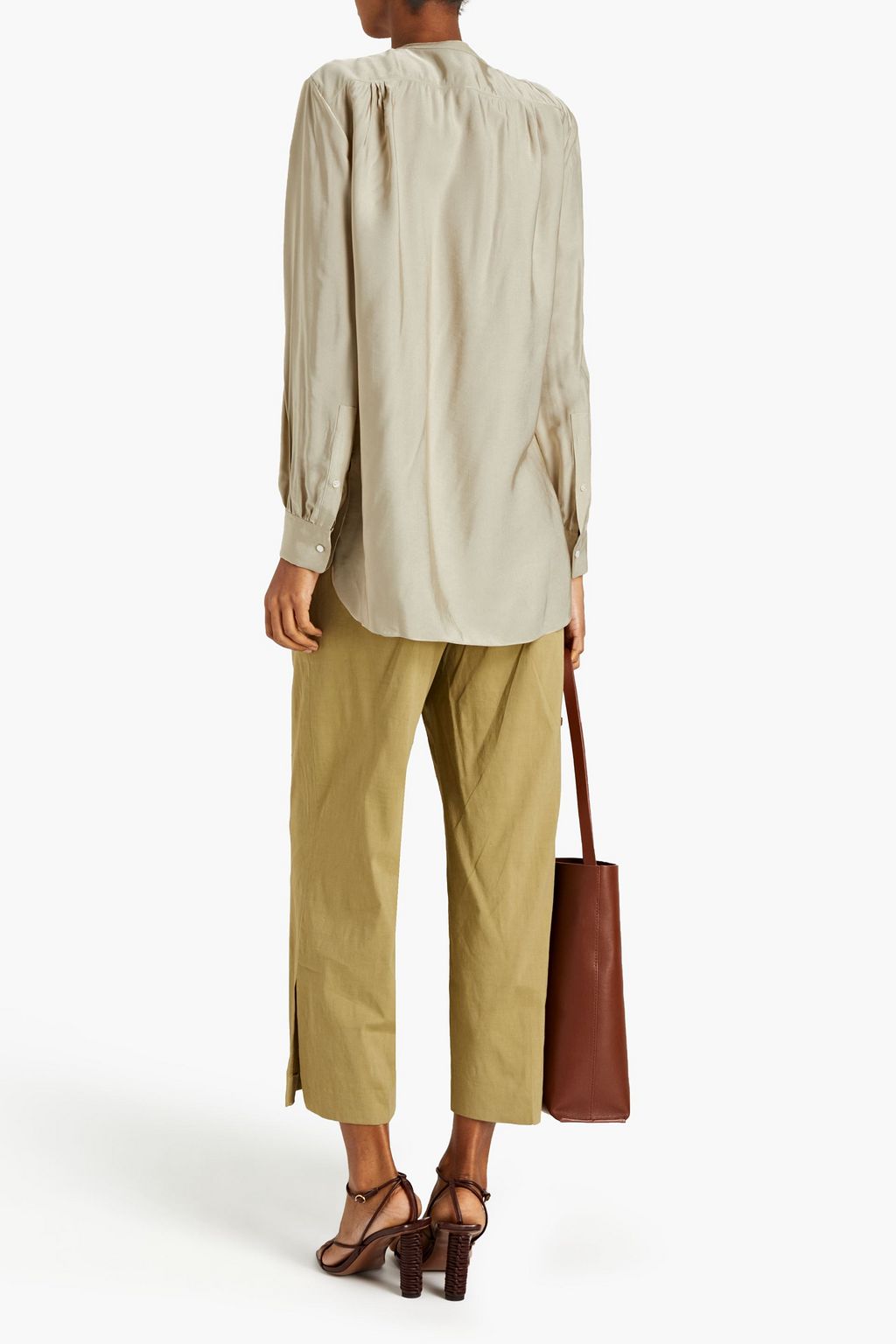 THEORY Twill blouse