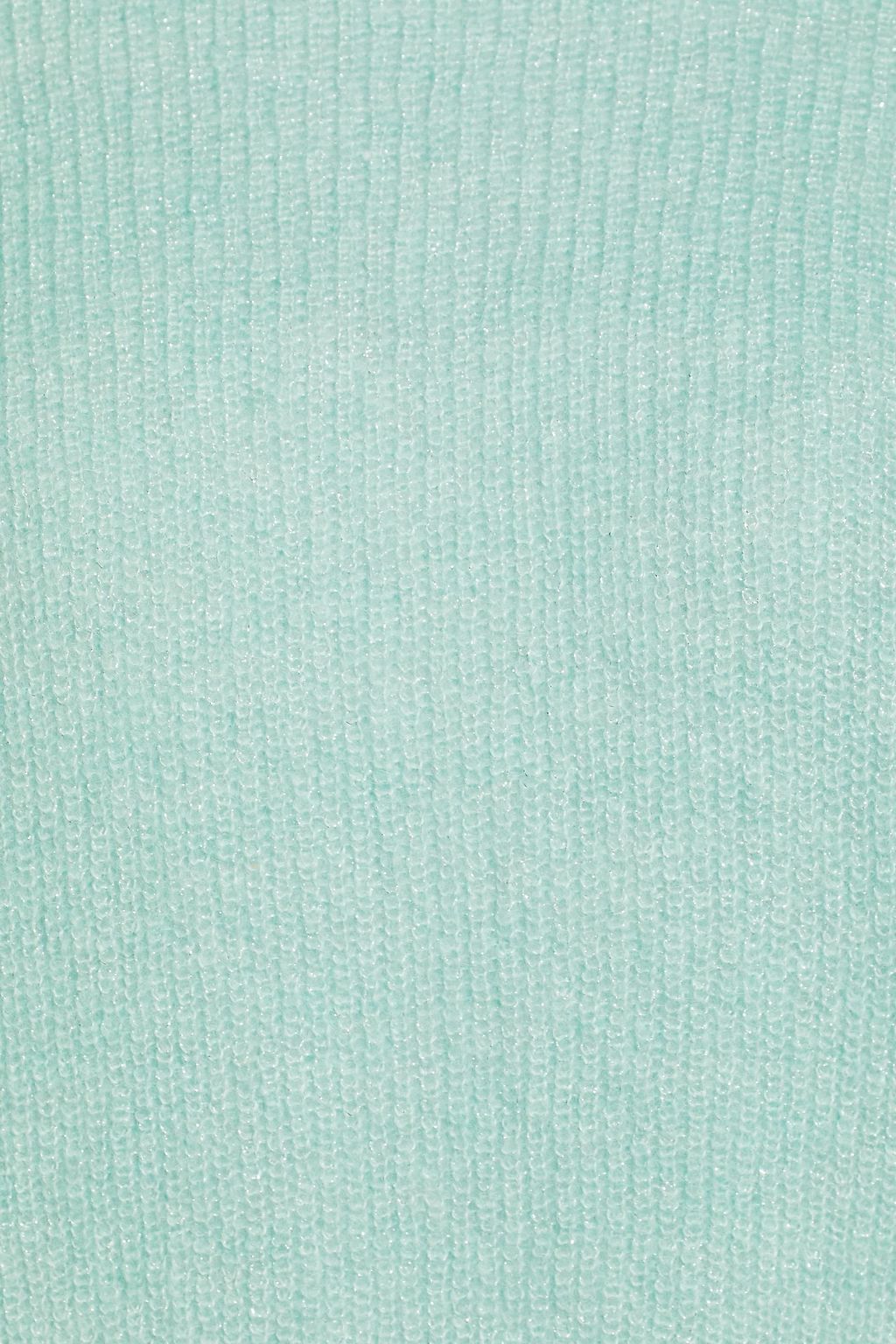 CLAUDIE PIERLOT Metallic ribbed-knit sweater