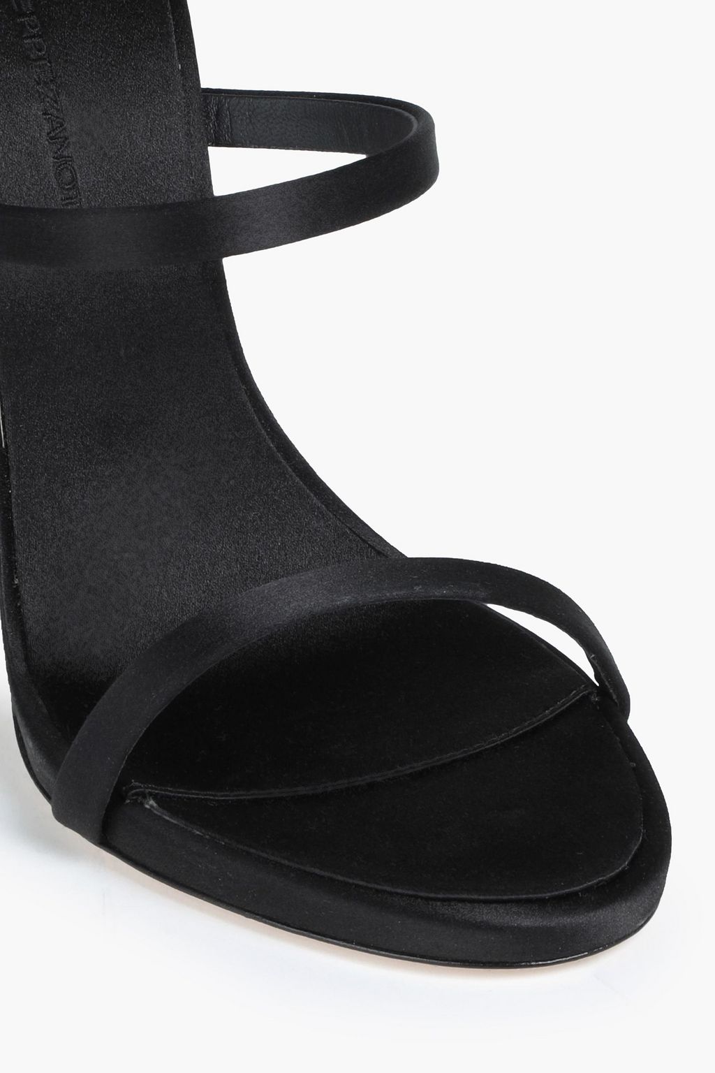 GIUSEPPE ZANOTTI Embellished satin sandals