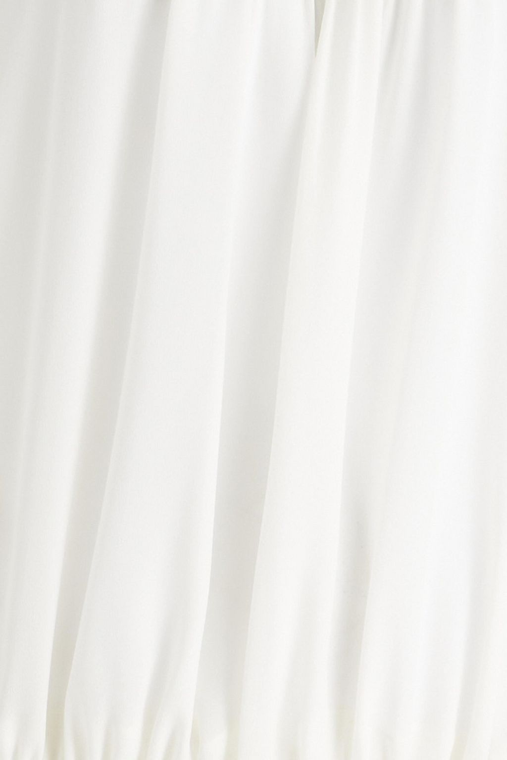 CHLOÉ Pintucked silk-crepe blouse