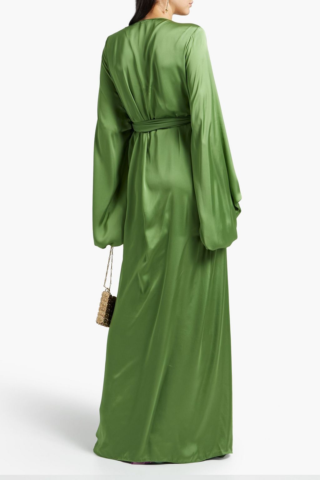 ANDREA IYAMAH Nali satin robe