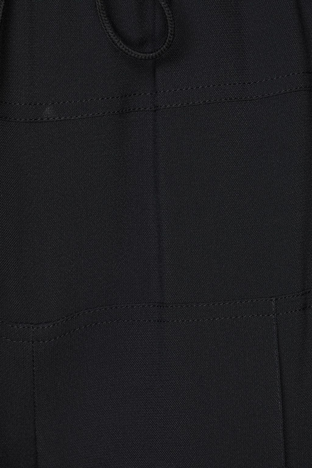 CHLOÉ Pleated crepe wide-leg pants