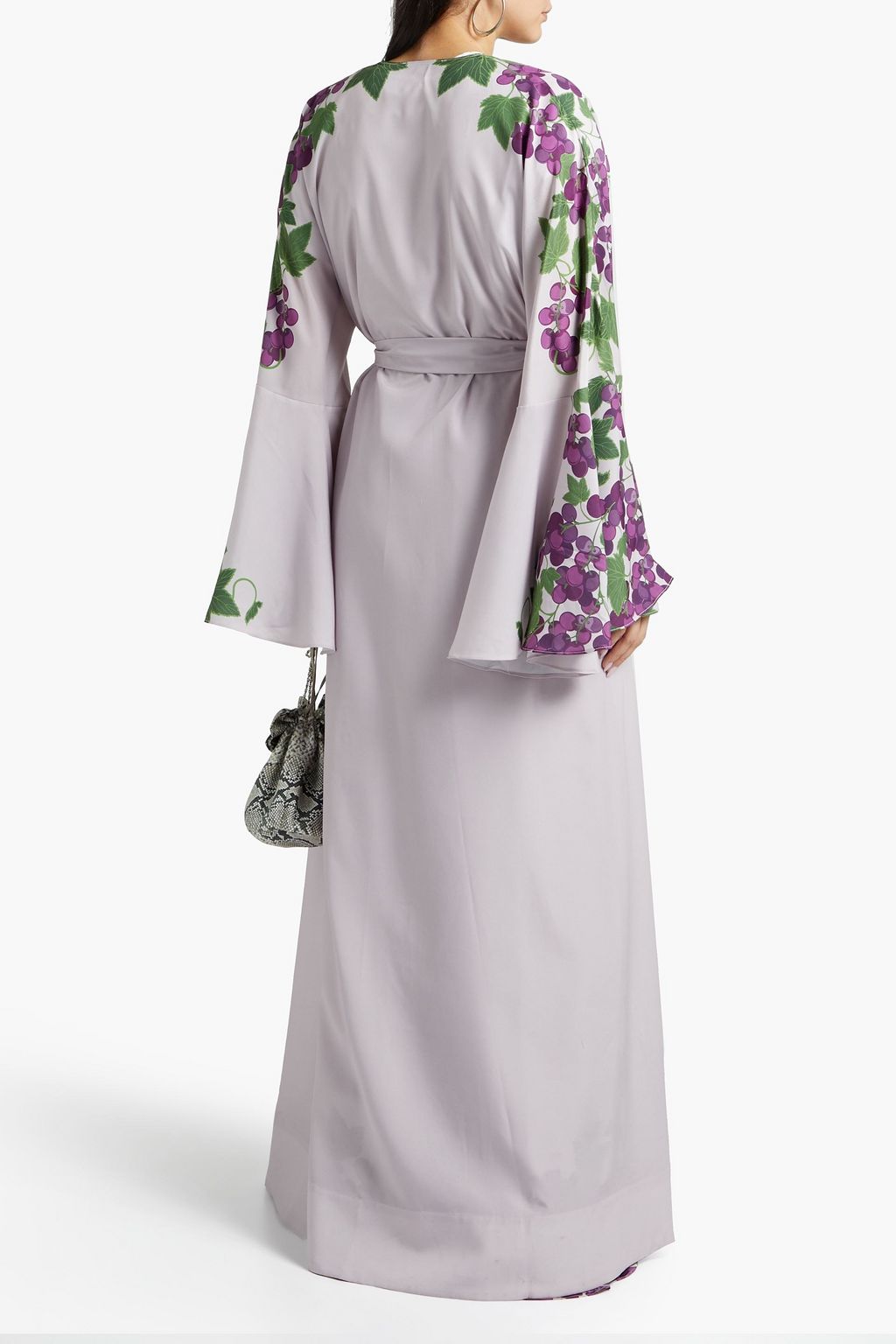 ANDREA IYAMAH Zadie printed crepe de chine robe