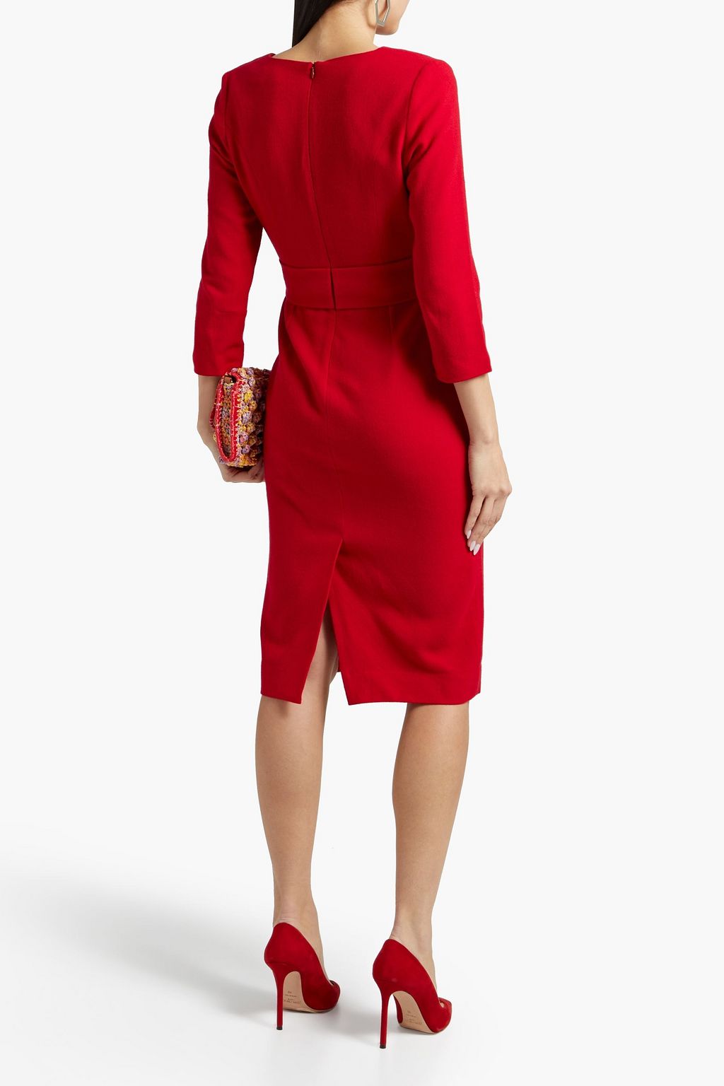 JANE ATELIER Fox wool-felt dress