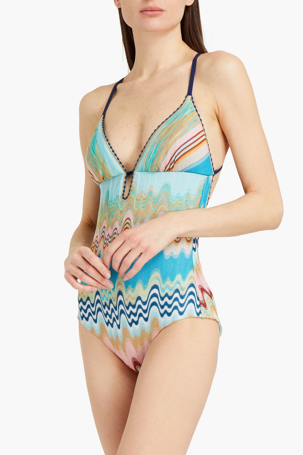 MISSONI MARE Crochet-knit swimsuit