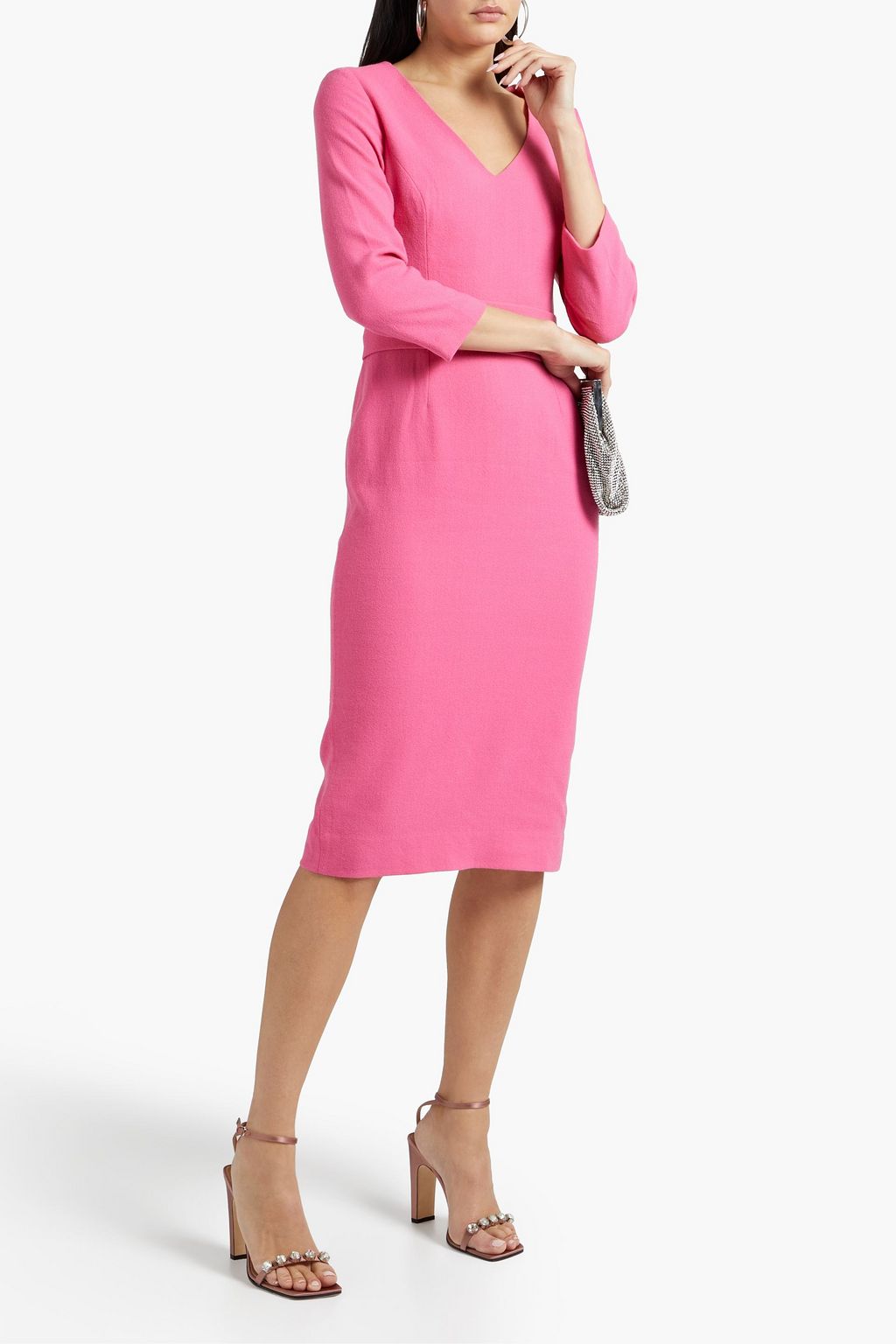JANE ATELIER Fox wool-felt dress