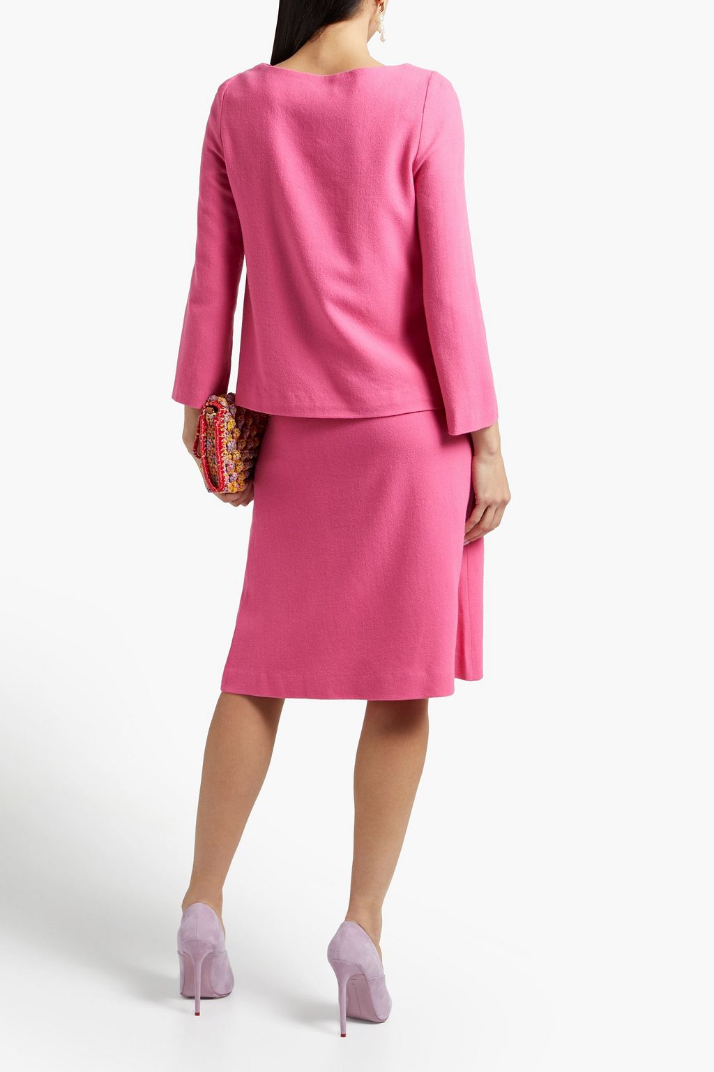 JANE ATELIER Larson wool-crepe top