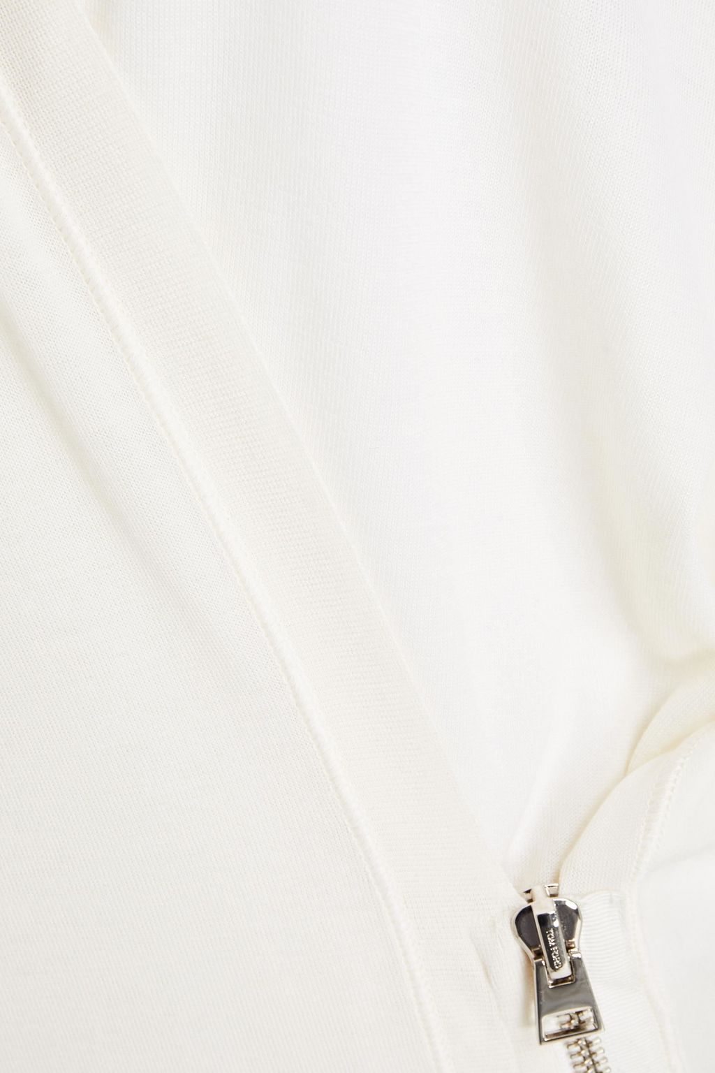 TOM FORD Silk-paneled cashmere cardigan