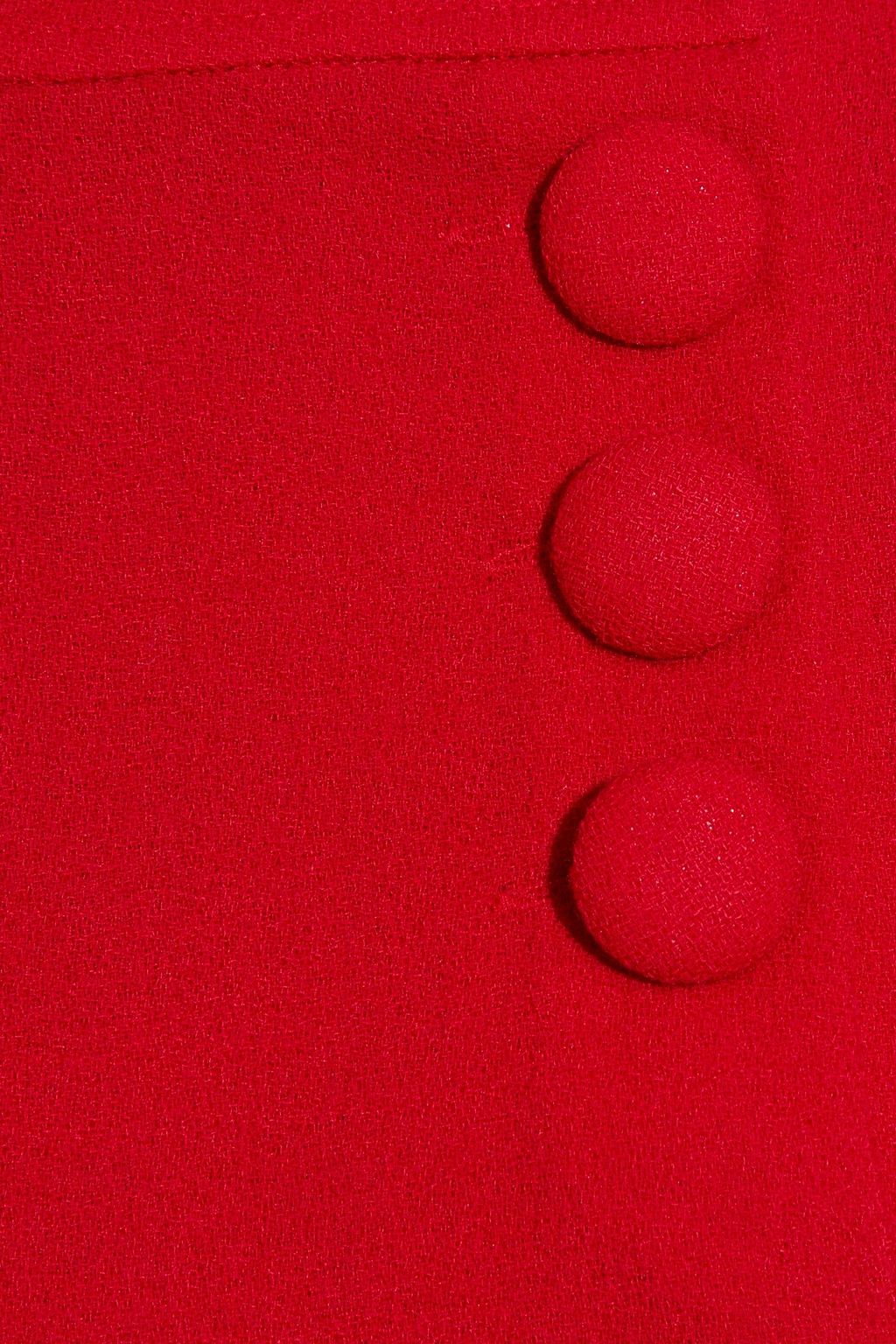 JANE ATELIER Luna wool-felt mini dress
