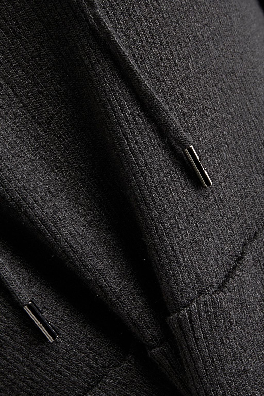 TOM FORD Ribbed cashmere-blend hooded dress
