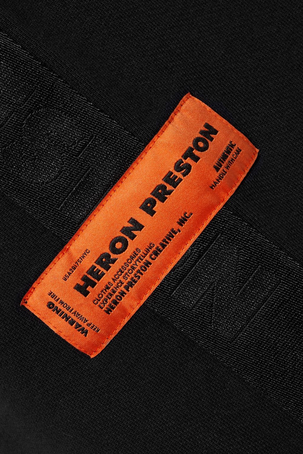 HERON PRESTON Jacquard-trimmed French cotton-terry track pants