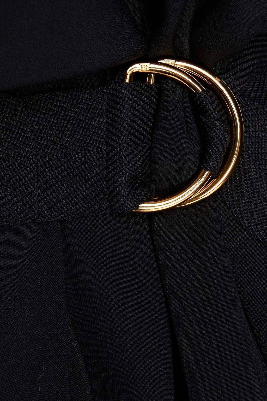 TOM FORD Belted silk-crepe dress