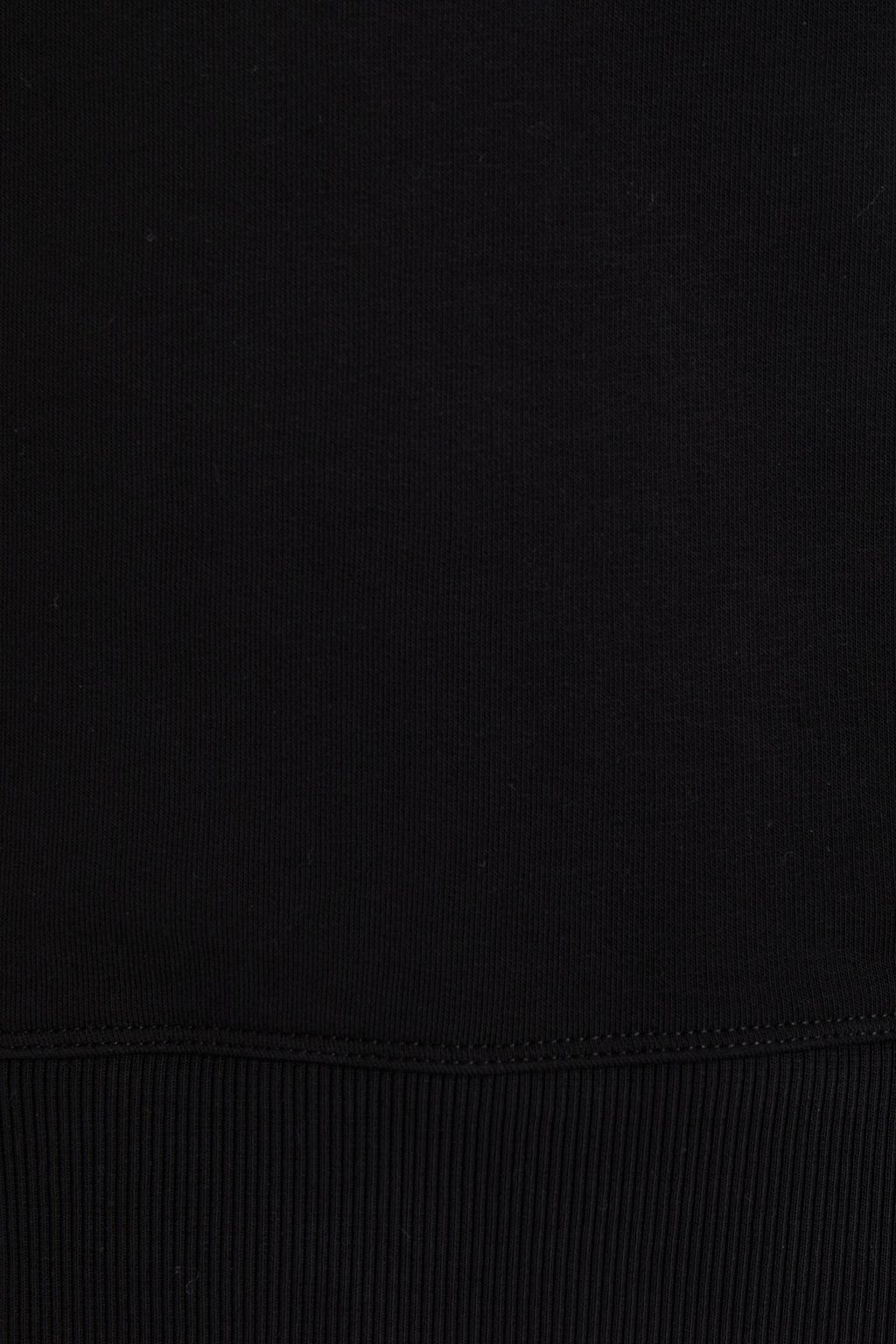 REDVALENTINO Point d'esprit-paneled French cotton-blend terry sweatshirt