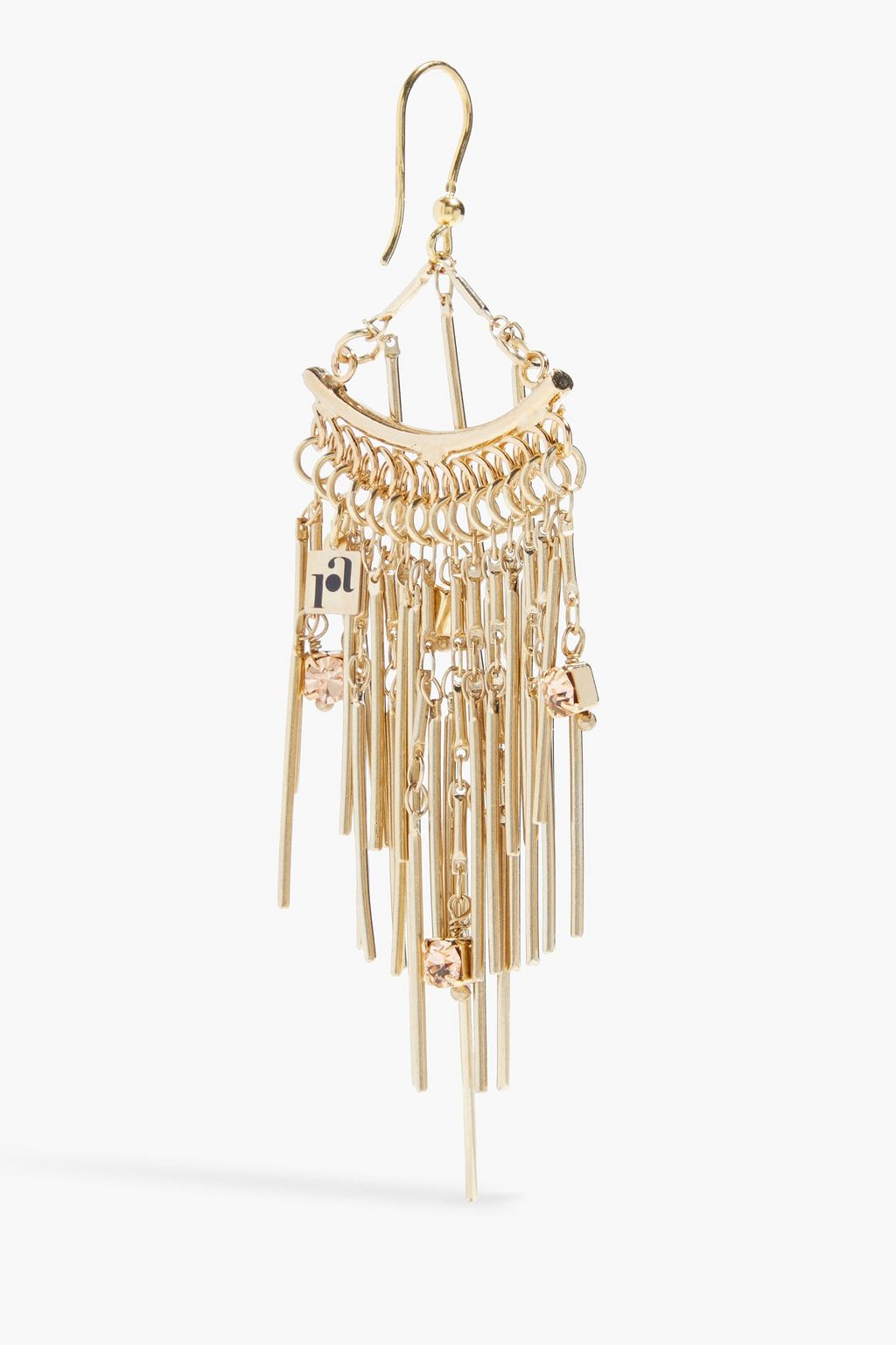 ROSANTICA Nespola gold-tone crystal earrings