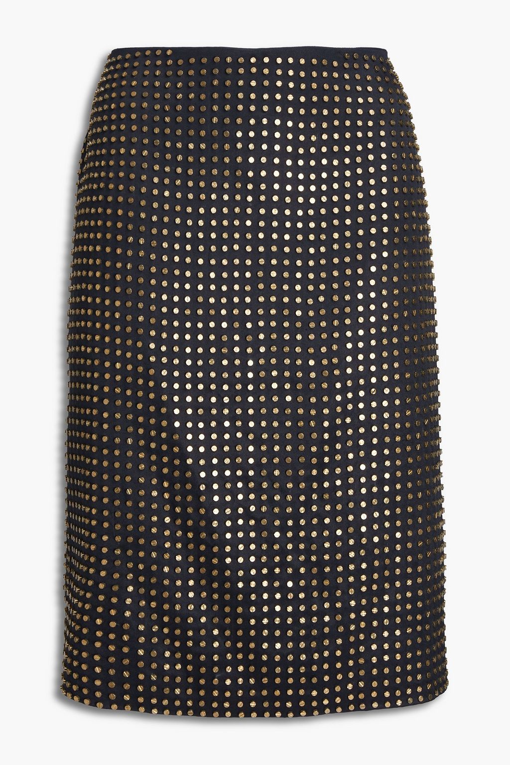 TOM FORD Studded silk-satin pencil skirt | Sale up to 70% off | THE OUTNET