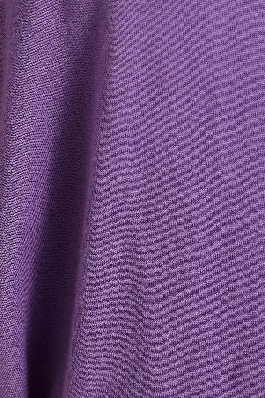TOM FORD Silk crepe-paneled cashmere sweater