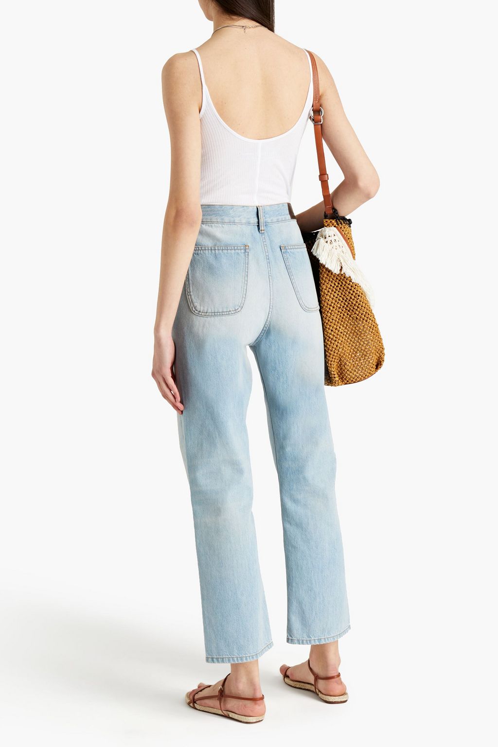 ENZA COSTA Ribbed jersey camisole