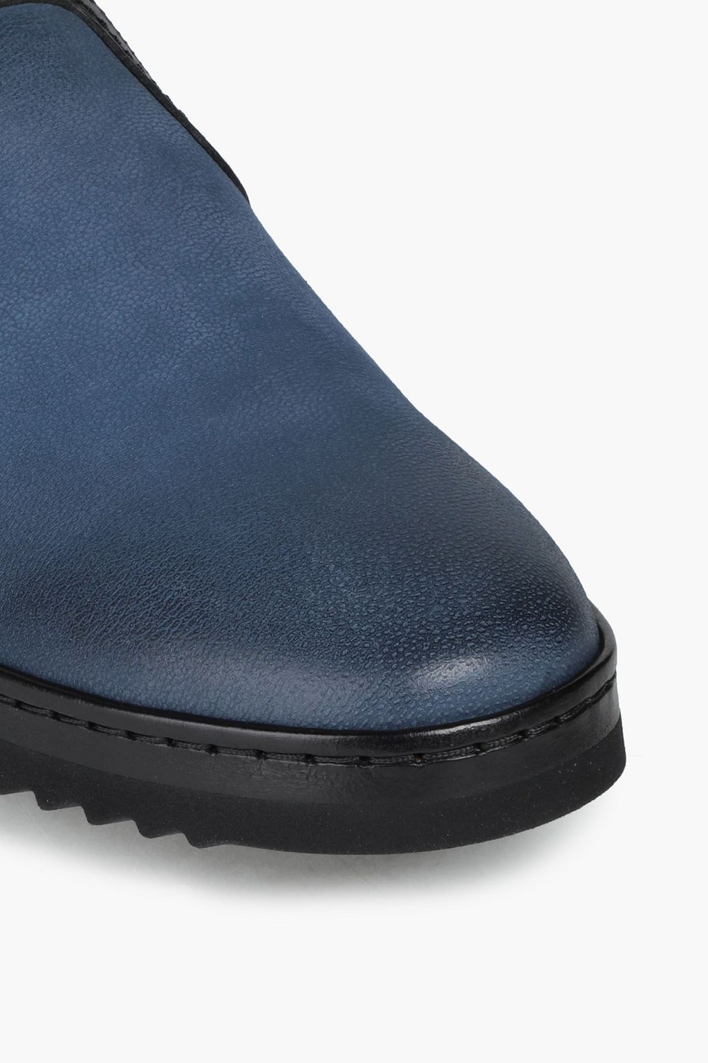DOLCE&GABBANA Pebbled-leather loafers