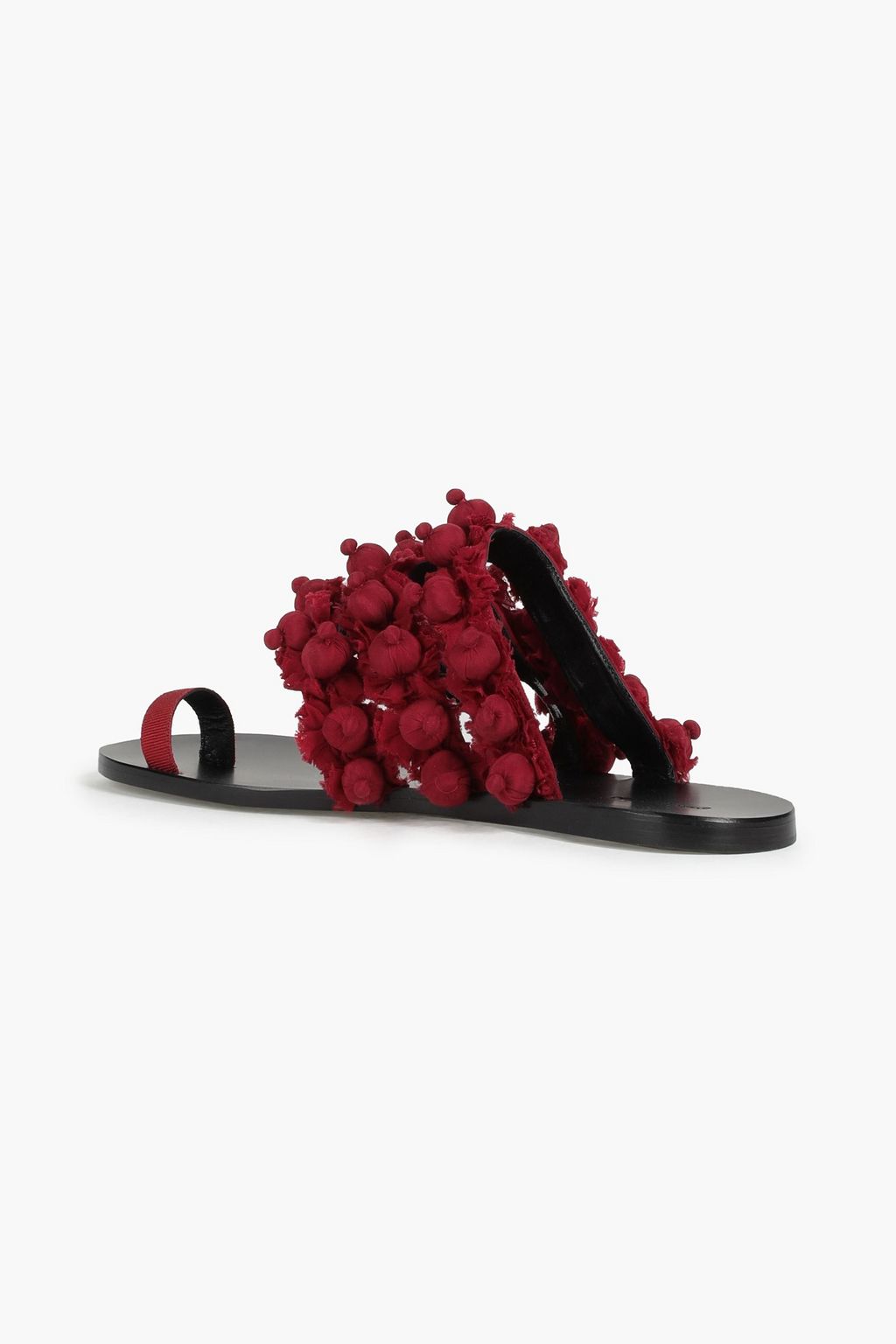 GENTRYPORTOFINO Embellished suede sandals