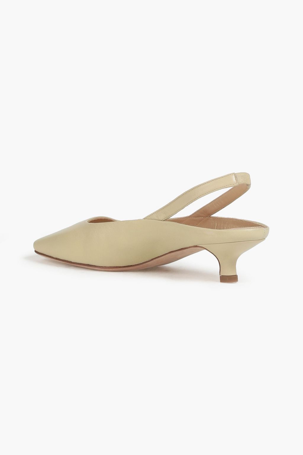 GENTRYPORTOFINO Leather slingback pumps