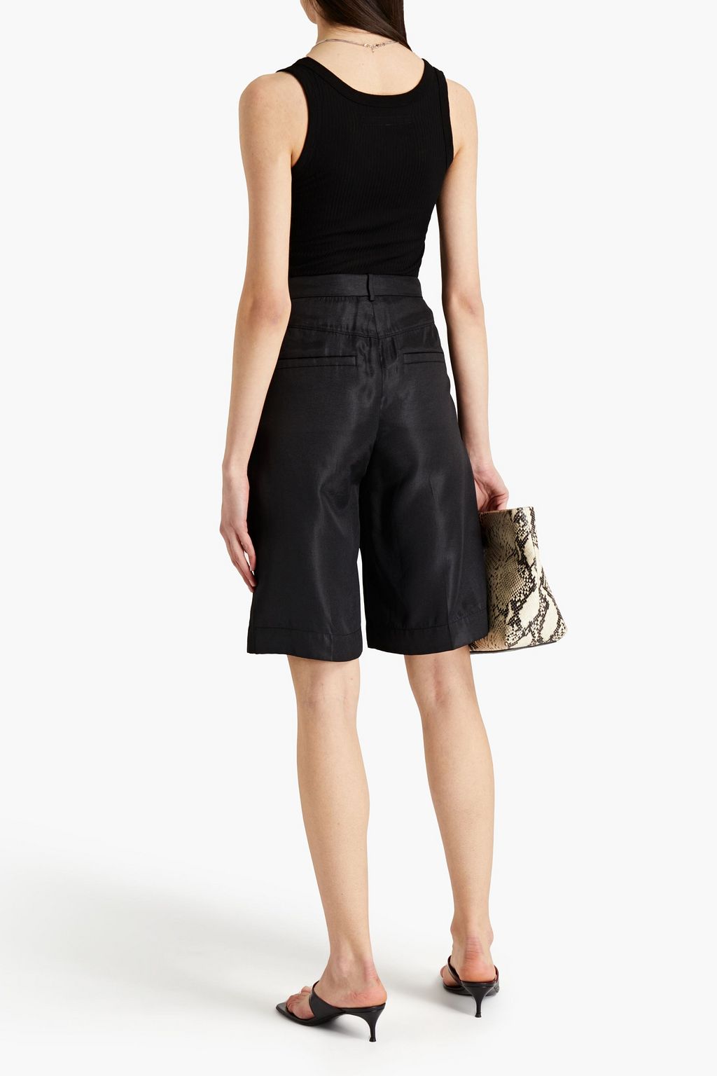 ENZA COSTA Ribbed jersey tank