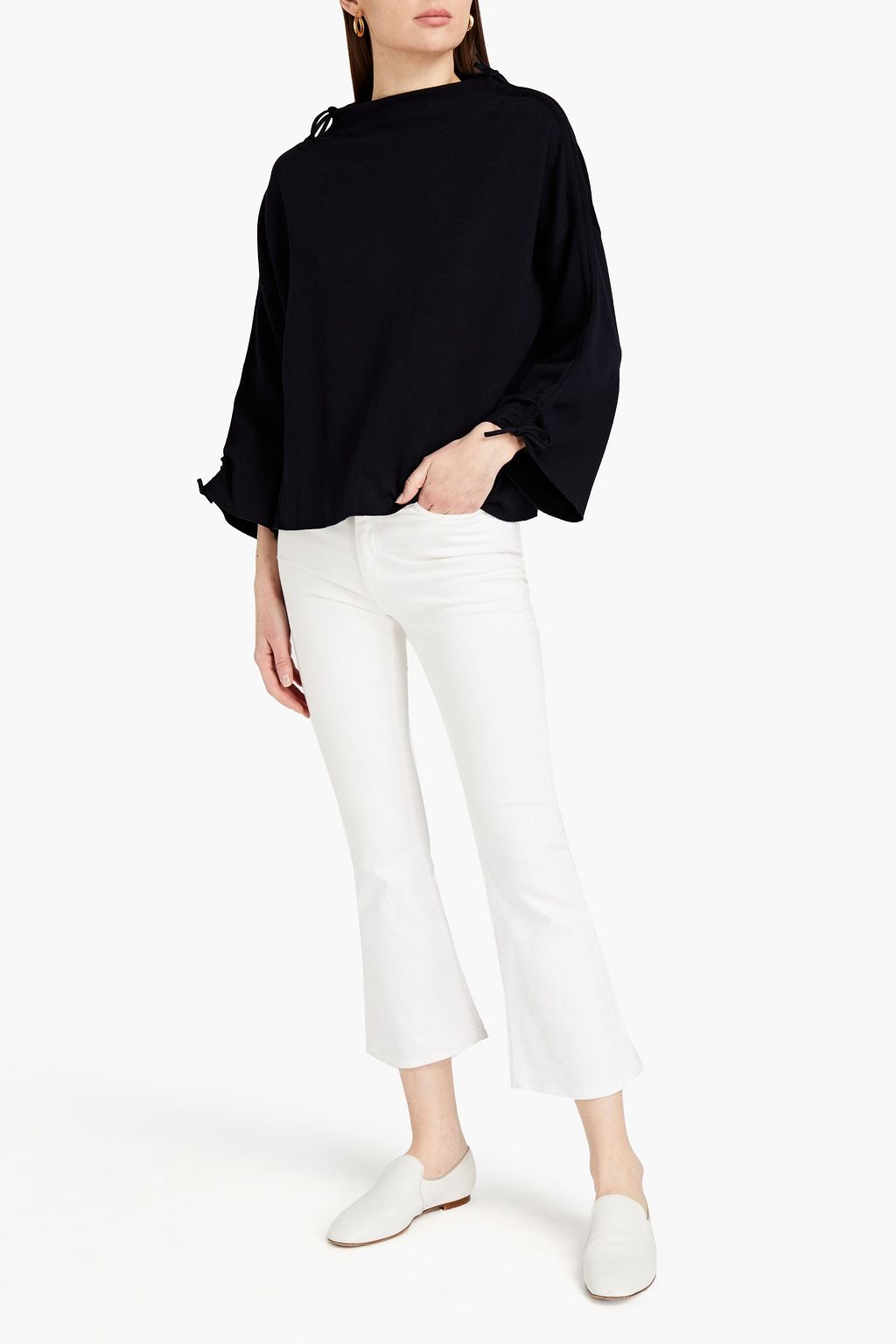 GENTRYPORTOFINO Oversized cotton, cashmere and silk-blend sweater
