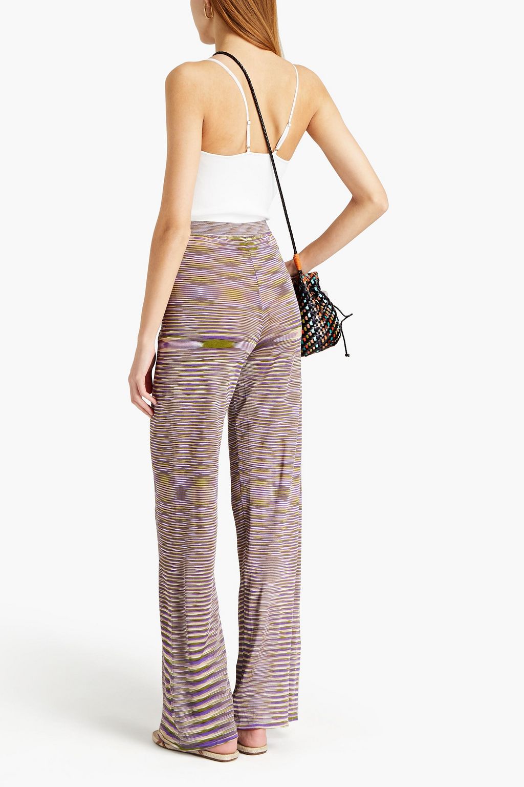 MISSONI Crochet-knit straight-leg pants
