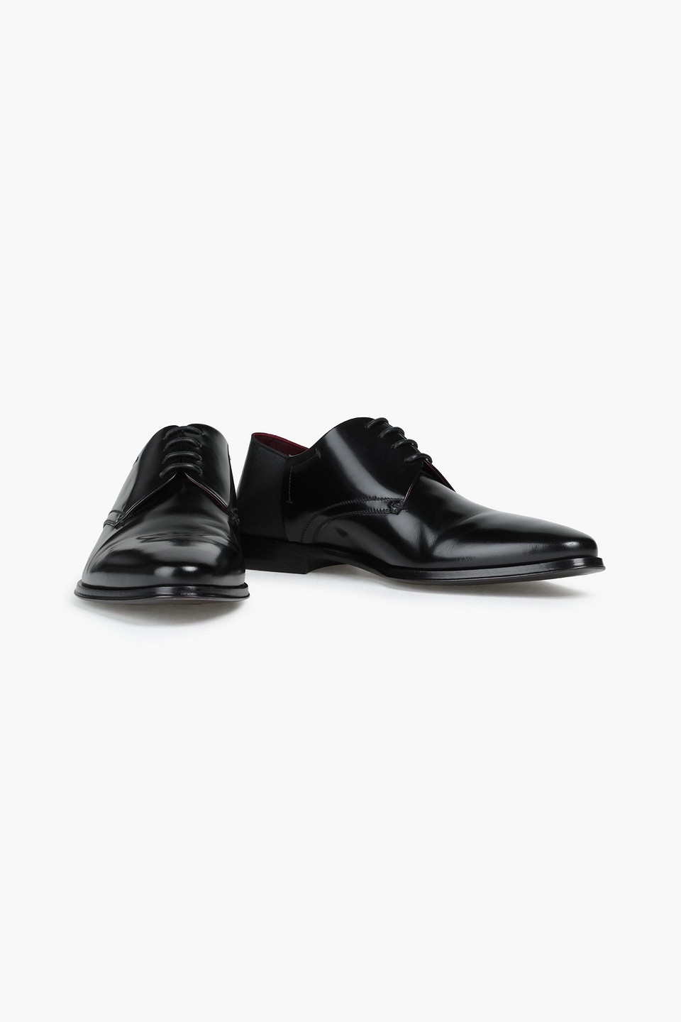 Dolce & Gabbana Glossed-leather Oxford Shoes