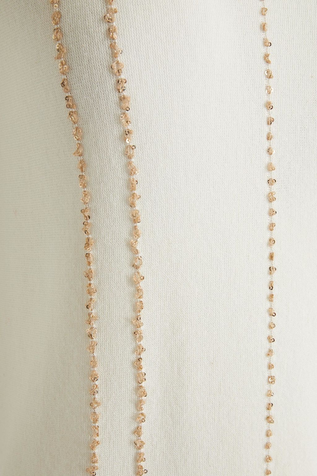 GENTRYPORTOFINO Embellished cotton and cashmere-blend top