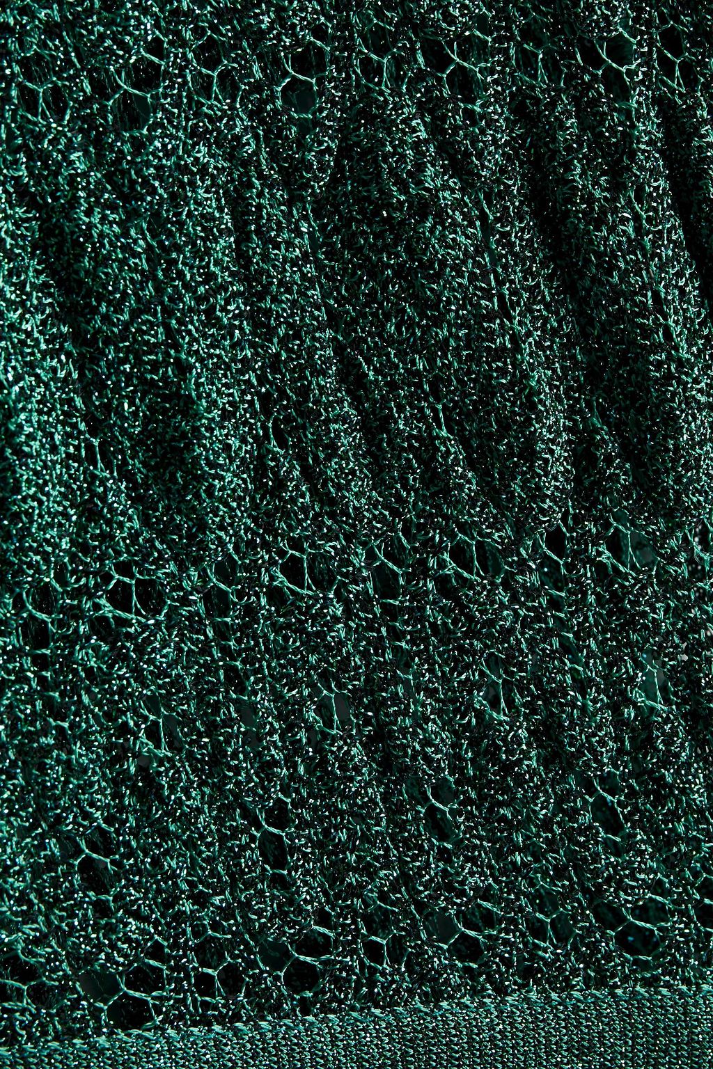 MISSONI Metallic crochet-knit cardigan