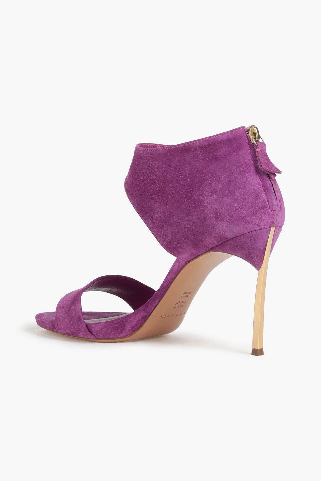 CASADEI Embellished suede sandals