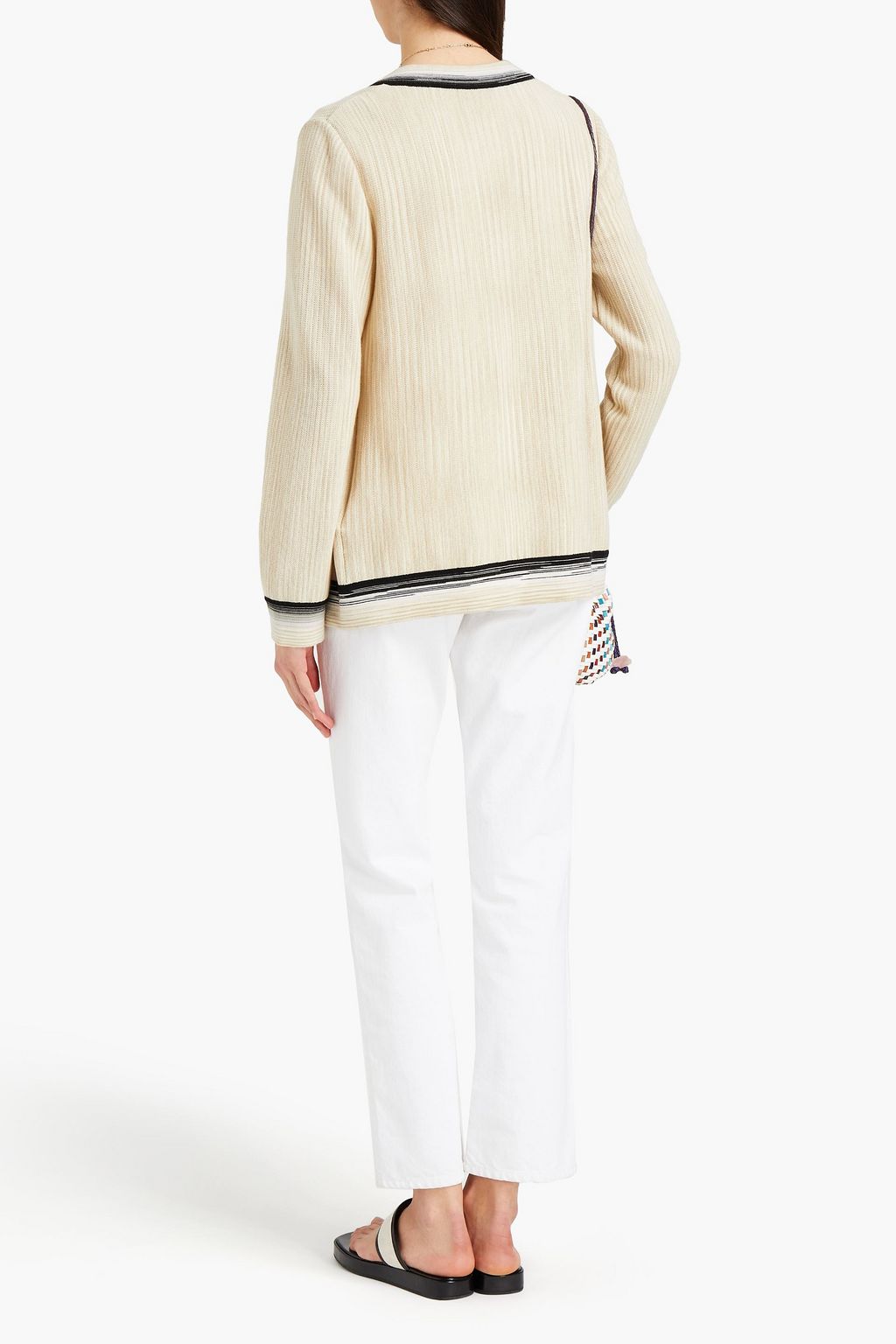 MISSONI Ribbed wool cardigan