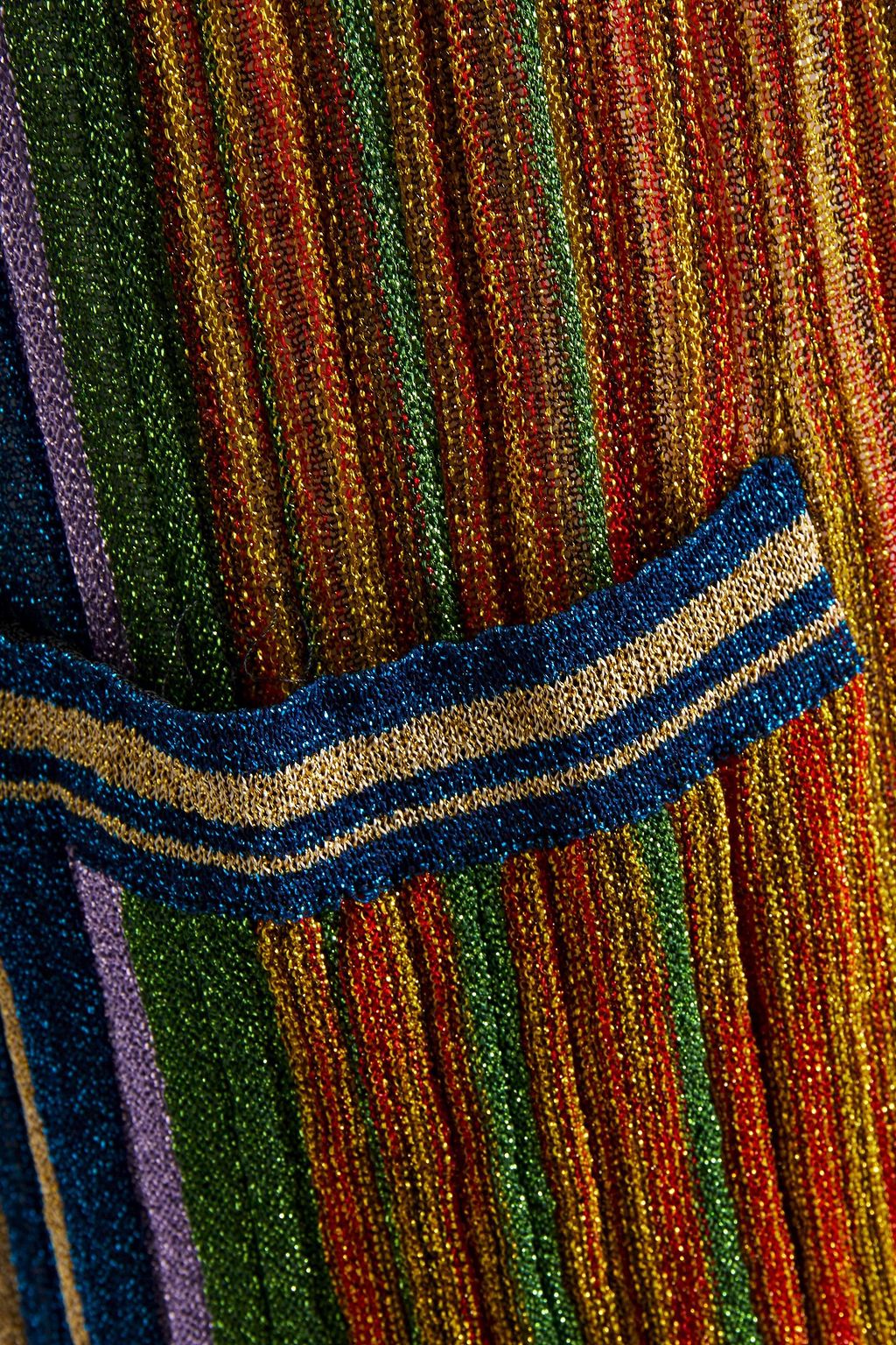 MISSONI Metallic crochet-knit cupro-blend cardigan