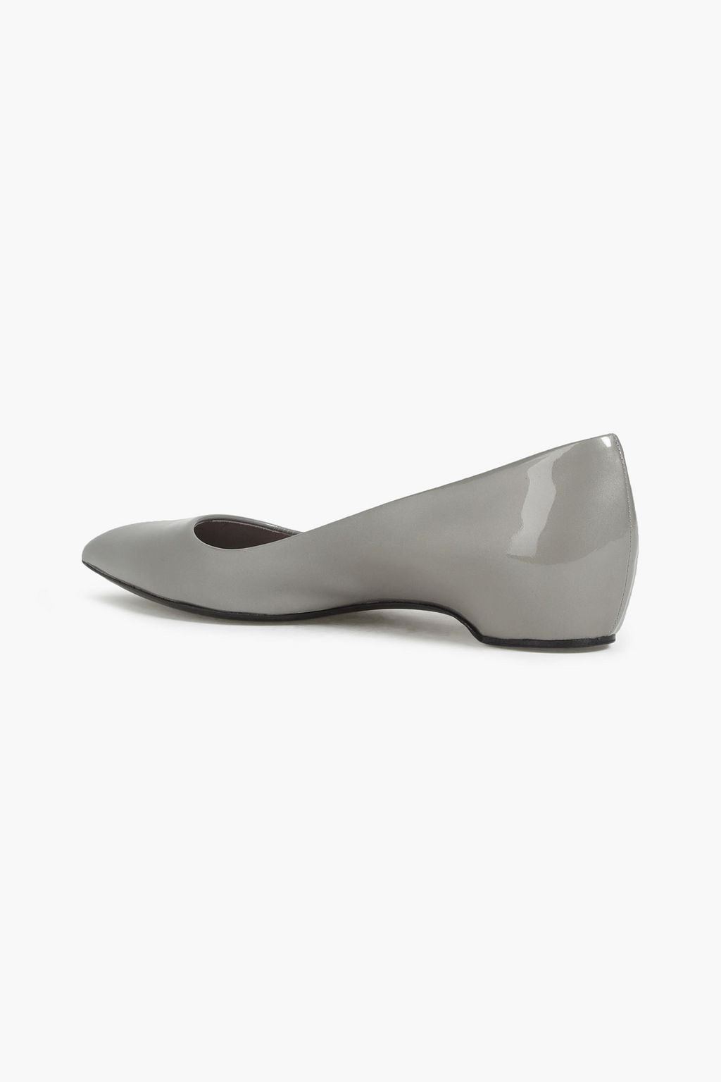 CASADEI Patent-leather point-toe flats