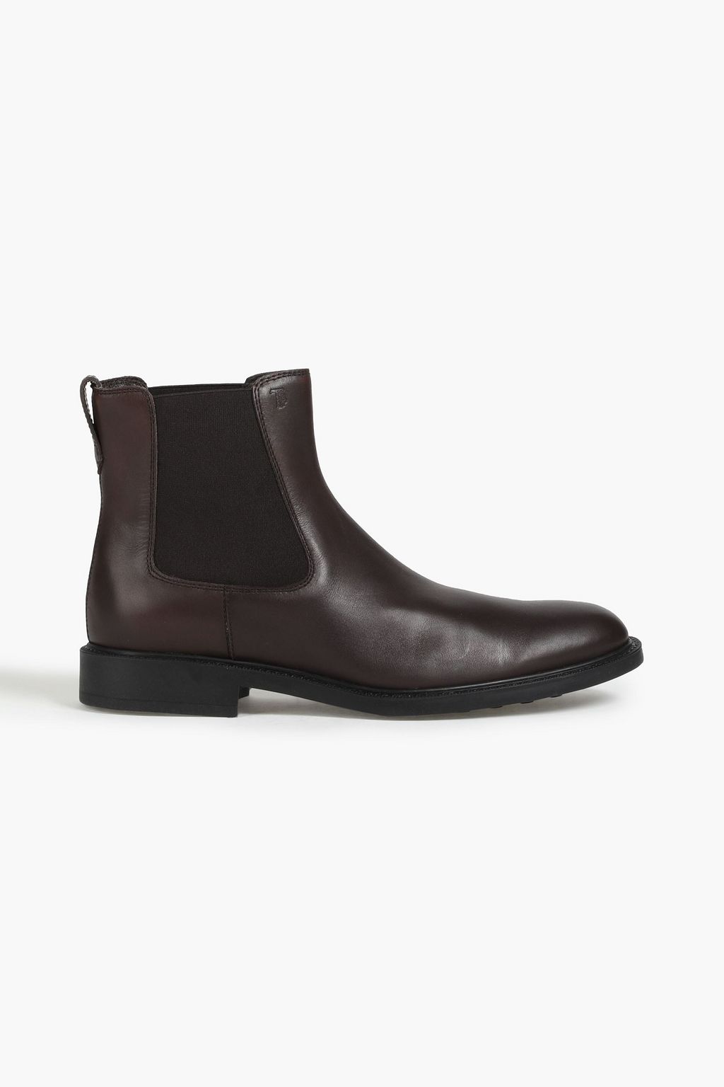 Tronchetto glossed leather Chelsea boots