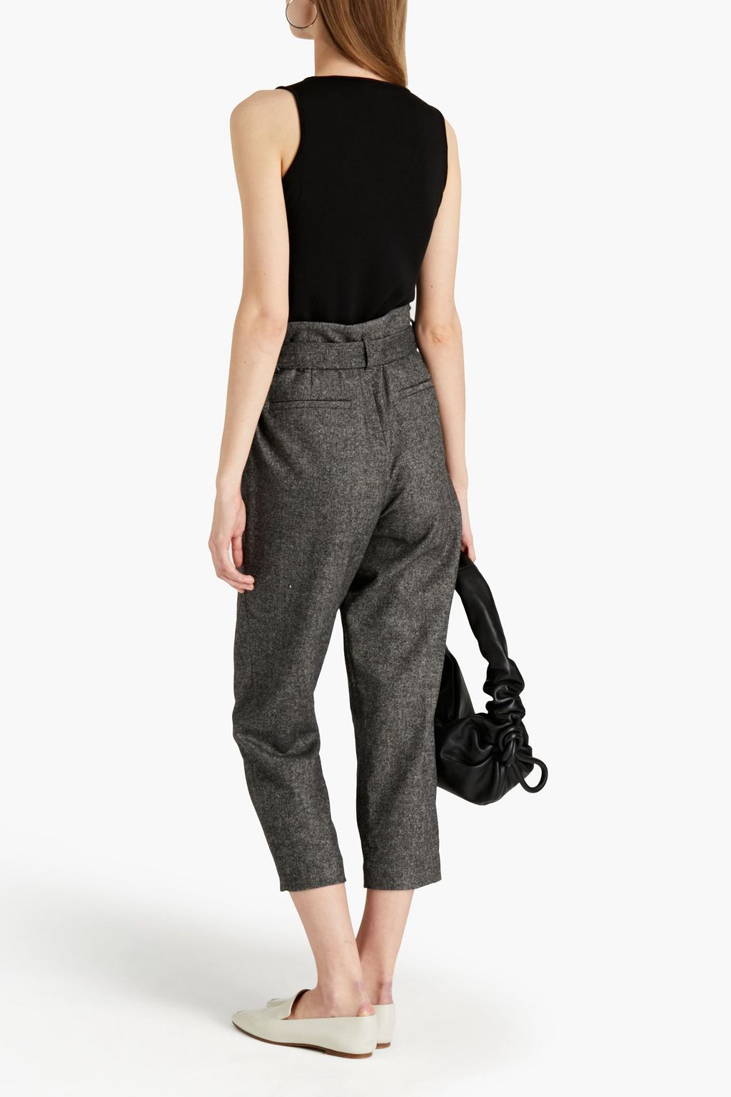 GENTRYPORTOFINO Silk and cotton-blend top