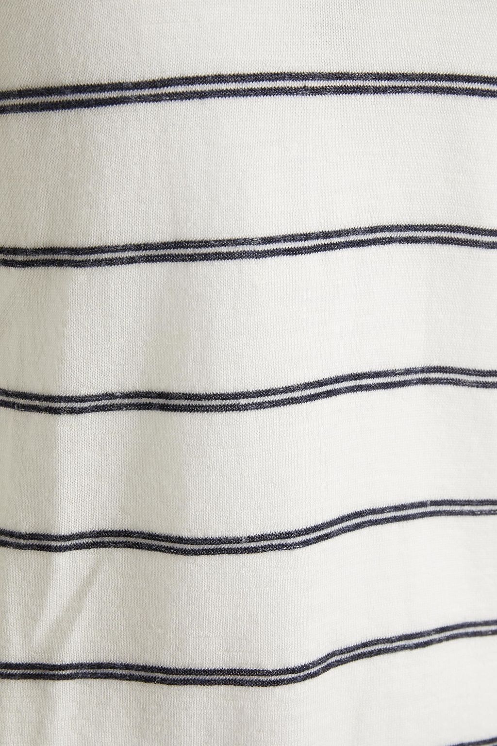 GENTRYPORTOFINO Striped silk, cashmere and linen-blend sweater