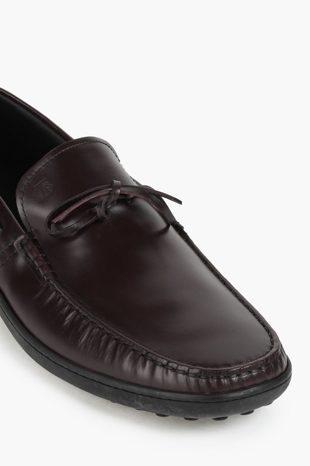 TOD'S Glossed-leather driving shoes