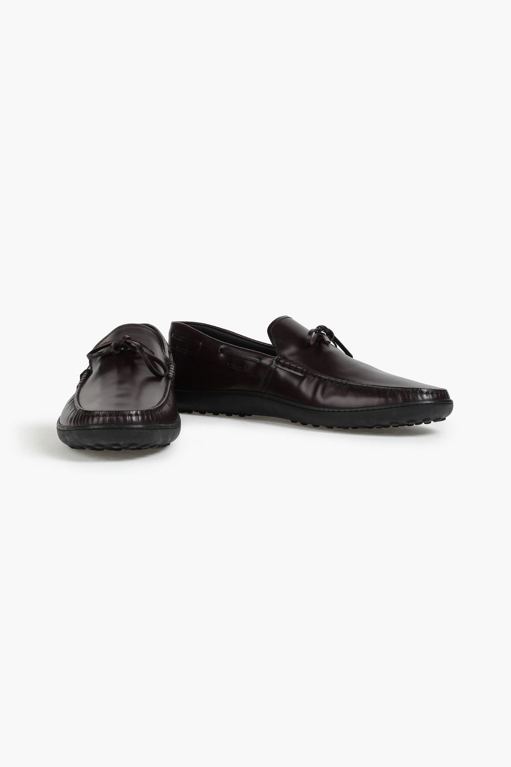 TOD'S Glossed-leather driving shoes