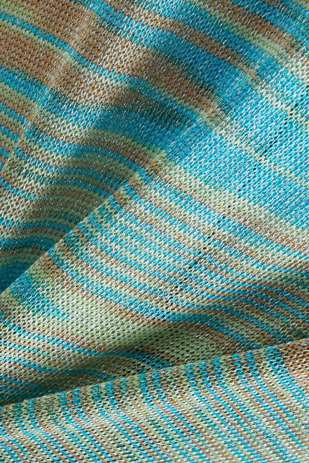MISSONI Metallic jacquard-knit cardigan