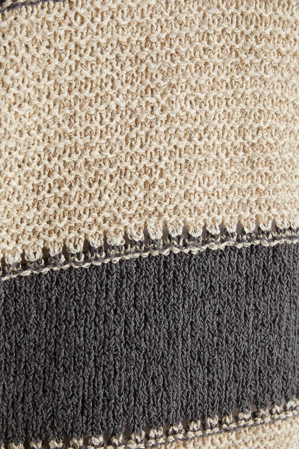 GENTRYPORTOFINO Striped knitted sweater