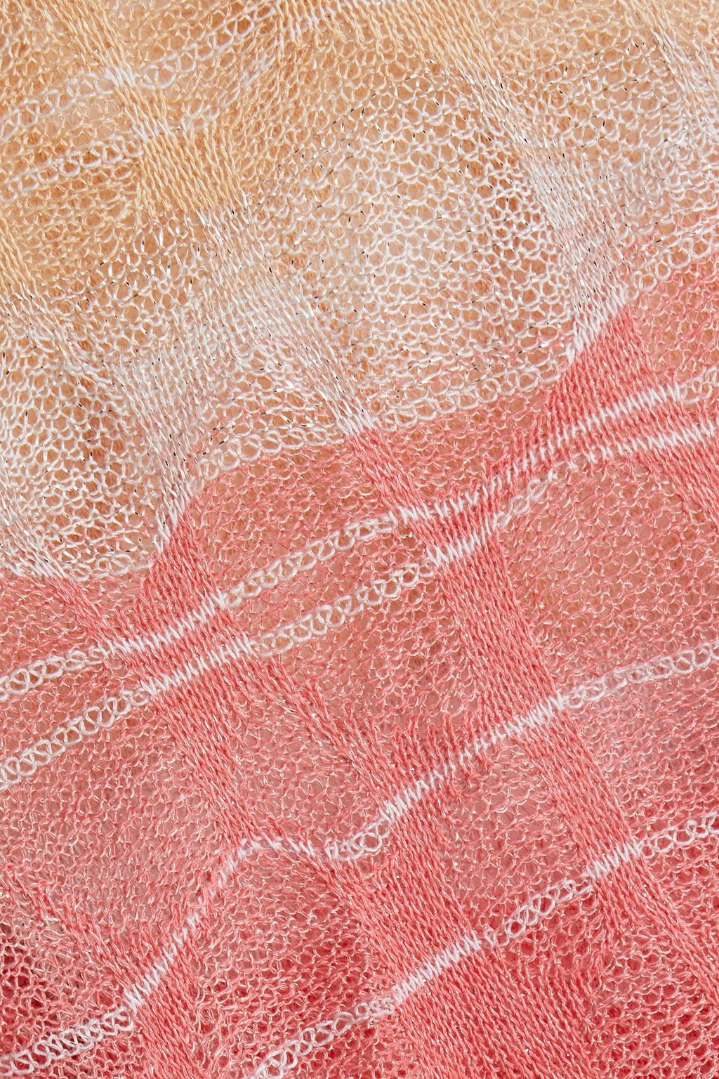 MISSONI Metallic crochet-knit bolero
